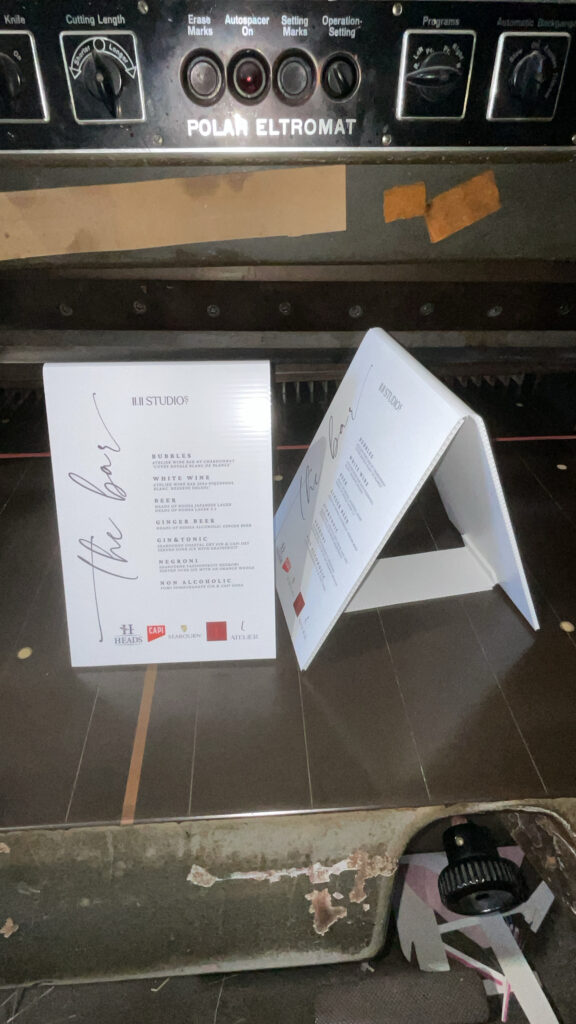 Table Menus